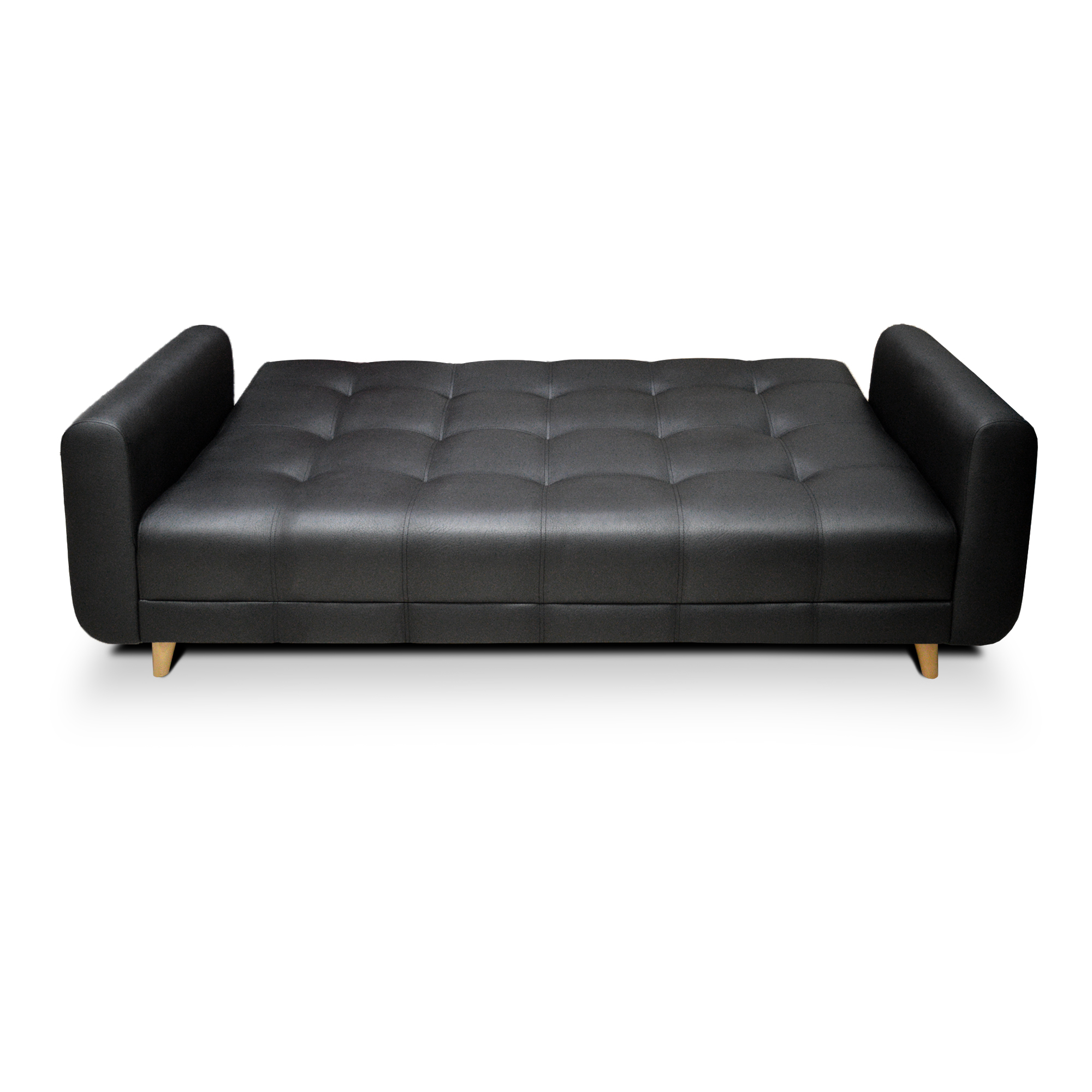 Sofa Cama Comfort Sistema Clic Clac Color Negro
